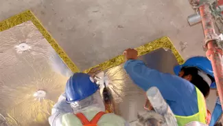 KIMMCO ISOVER glasswool and stonewool for ceiling and soffit application